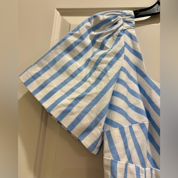 NWT Women's Short Sleeve Midi Dress - A New
Day™ Blue/White Striped - Picture 8 of 13